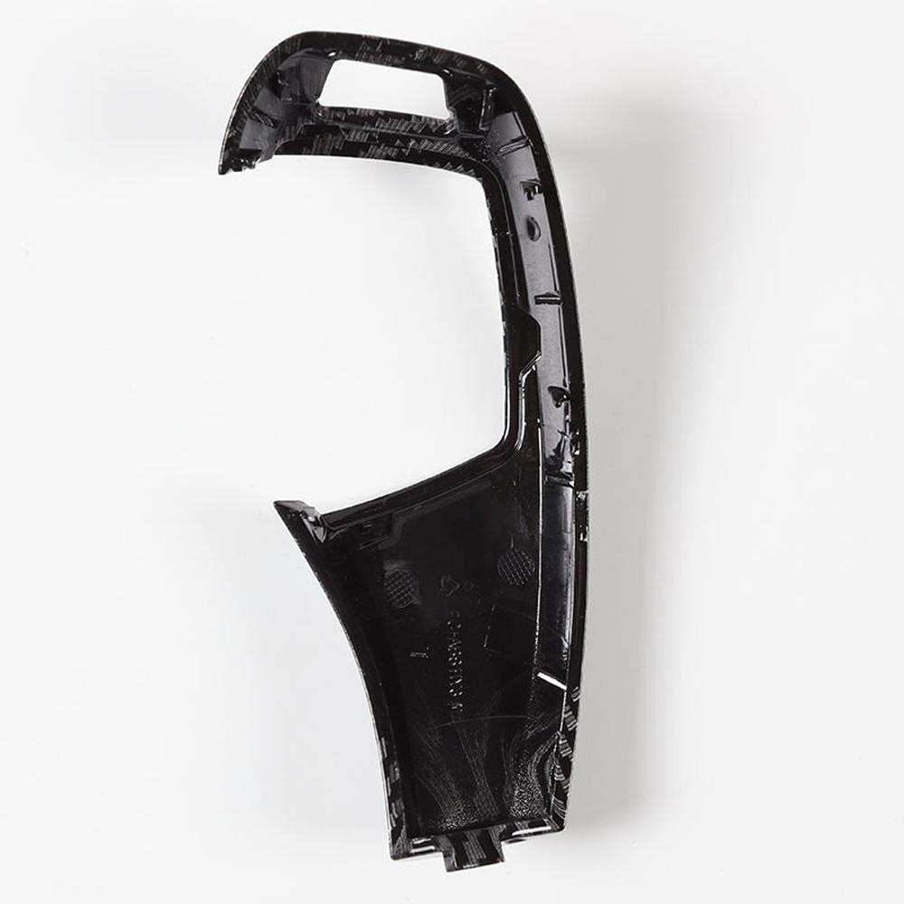 Auto Gangschalthebel Schaltknauf Abdeckung Zierleiste ABS Schaltknauf Panel Für BMW 5er X5 X6 E60 E70 E71 2008-2013 LHD Innenraumzubehör