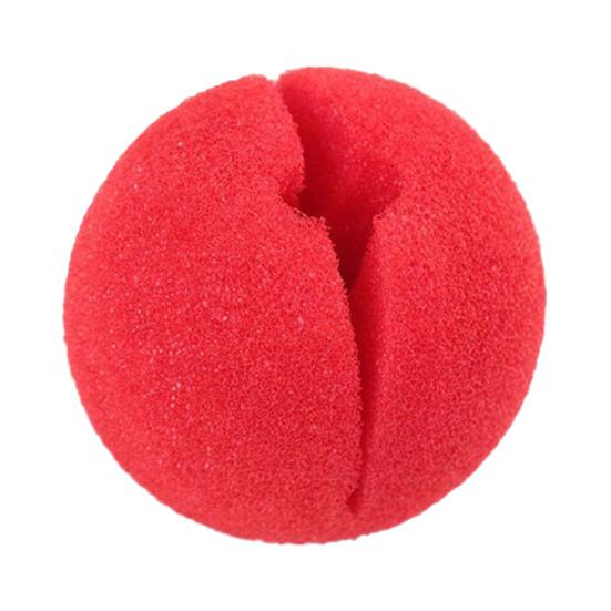 6 Stück Clownsnase Mehrzweck Rote Nase mit Gummiband Cosplay-Requisiten für