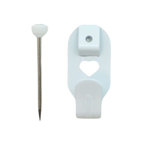 

Fukui Metal Crafts Iron X-Hooks, Medium Size, Small, White, for Hanging Picture Frames on the Wall, Pack of 5 (4053-W-5)