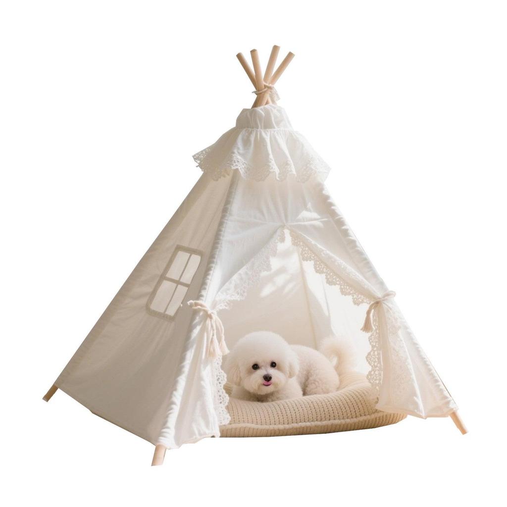 Indian-Style Indoor Pet Tent: All-Season Washable Nest