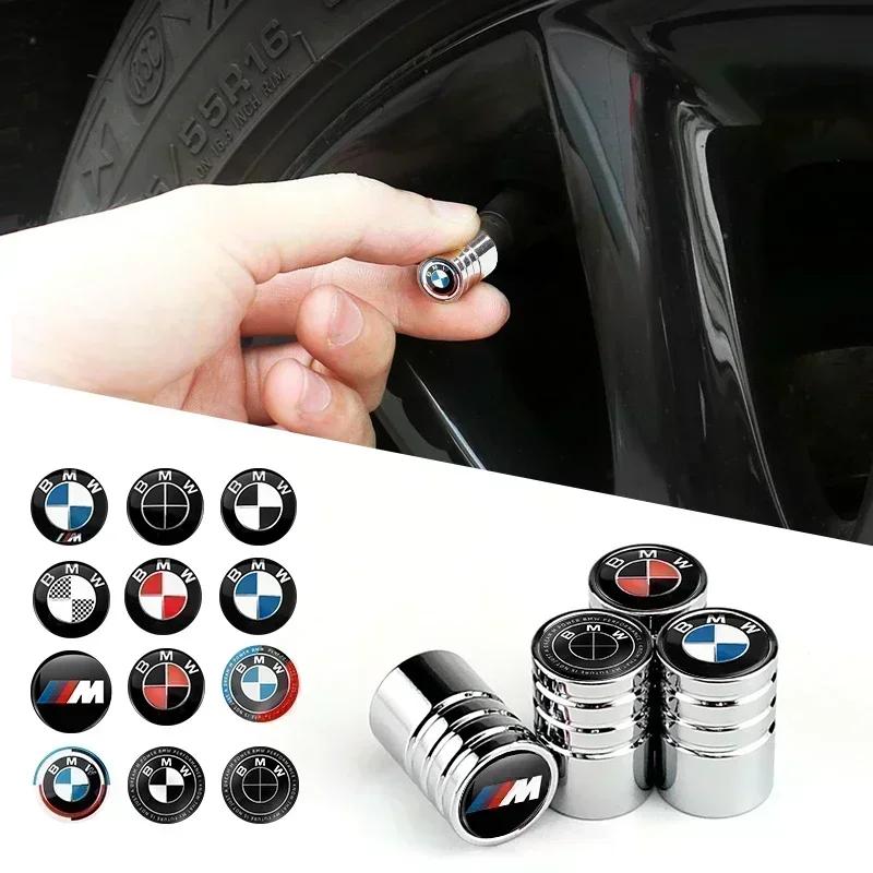 4pcs Car Accessories Aluminum Valve Caps Car Wheel Tires Valves For BMW M E90 E60 E46 E93 F20 F21 F30 F31 F32 F33 F34 F15 F10