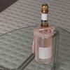 Elegant Glittering Wine Carry Bag for 750ml Bottles and Travel Mugs Featuring Comfortable Handles and Elegant Design