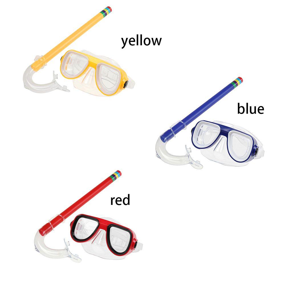 Tube Sec Anti-buée pour la Natation des Enfants Équipement de Snorkeling pour Enfants Lunettes de Plongée pour Enfants Masque de Plongée Sous-marine Ensemble Masque et Snorkel