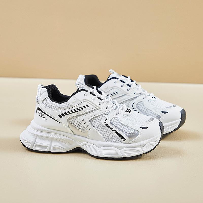 Женские повседневные массивные кроссовки с дышащей сеткой — фото 7