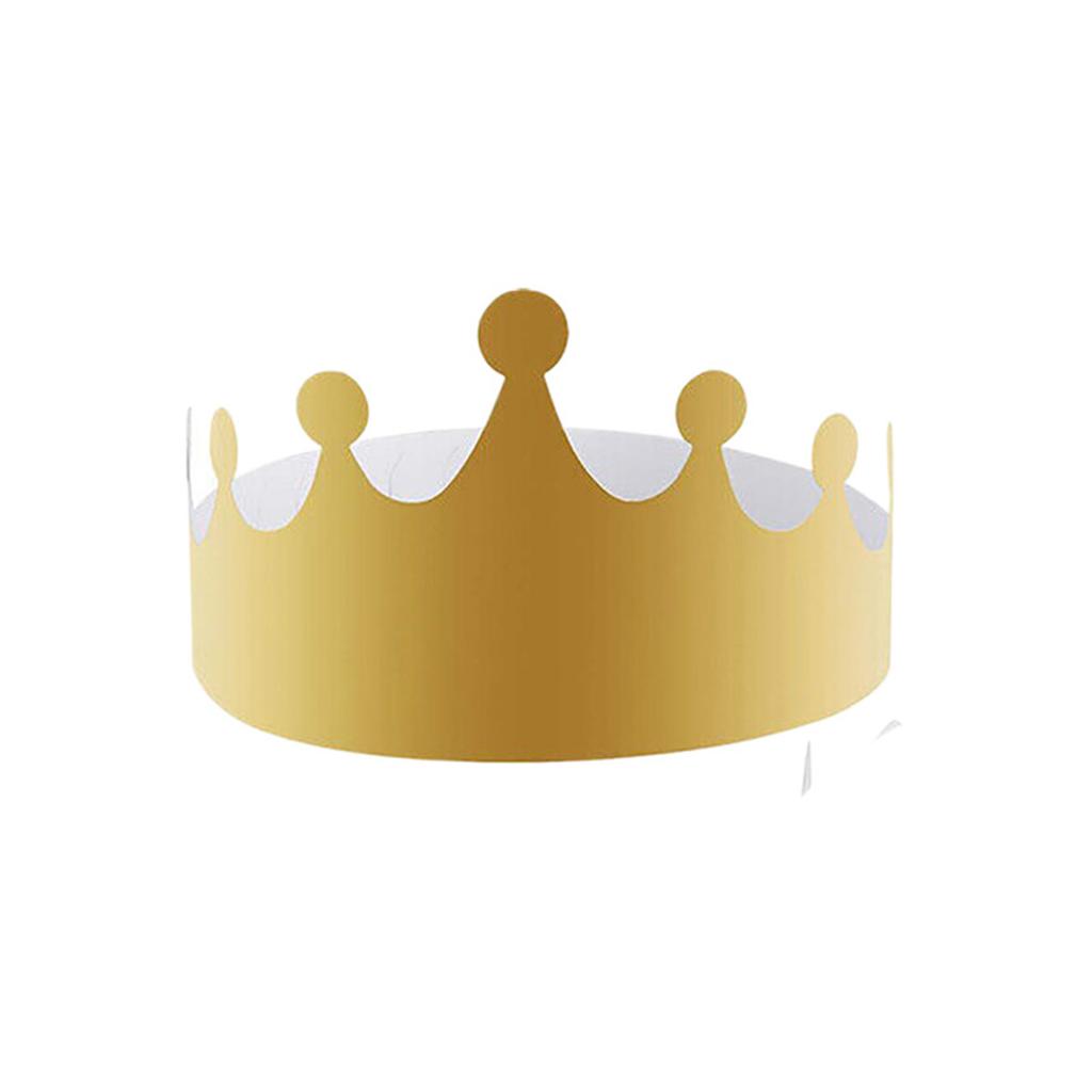 20Pcs Friendly Paper Birthday Crowns For Adults Kids Party Celebrations Assorted Colors Safe Design
