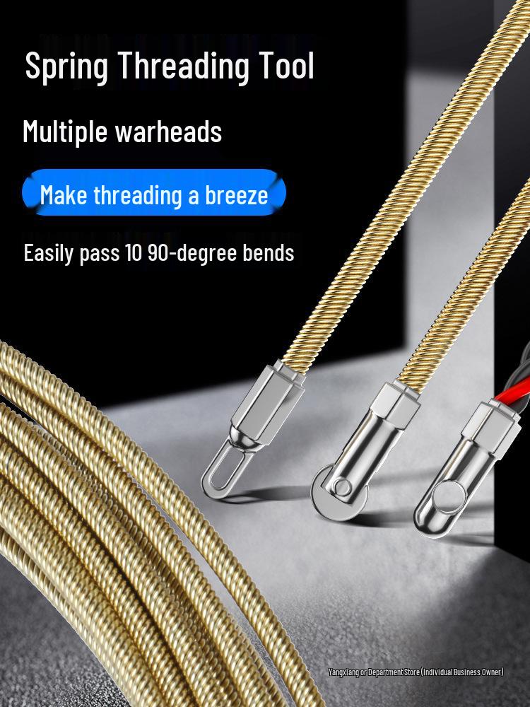 Spring Electrician Wire Threading Steel Leader