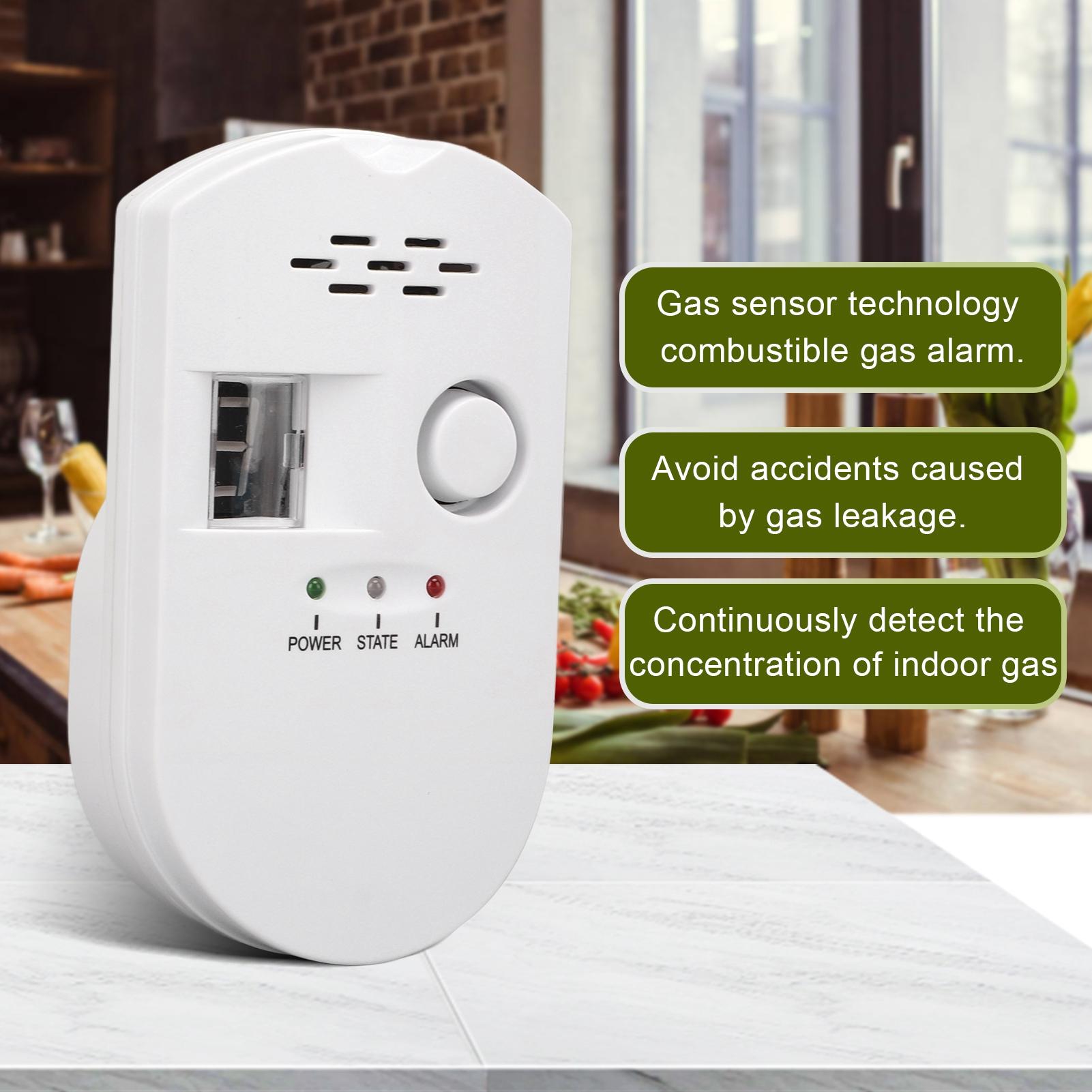 ZNAZCO1013 Sensitive Digital Display Gas Detector Flammable Gas Pipeline Alarm