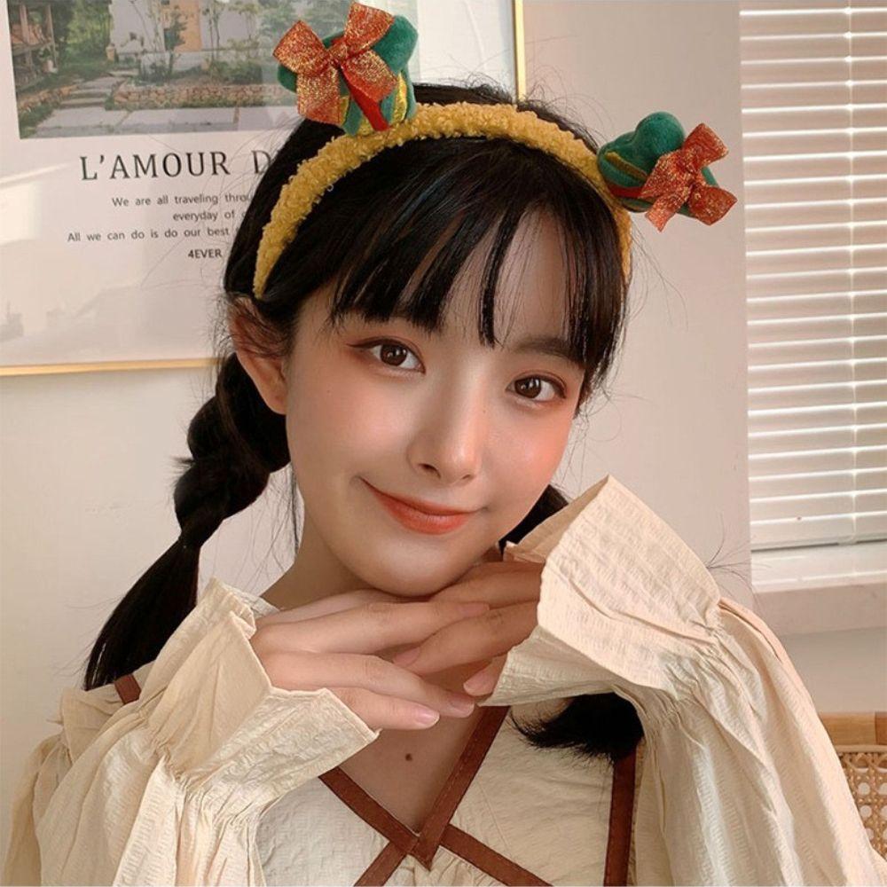 Plush Christmas Headress Headwear Hair Accessories Korean Style Hairband Hair Hoop Women Headband