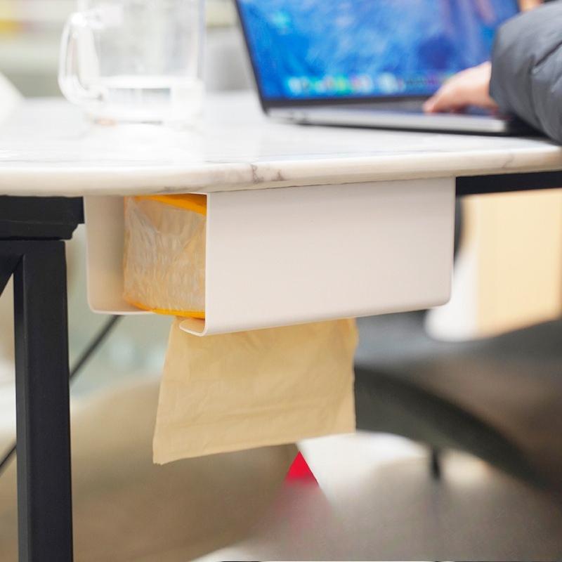 Bathroom Tissue Paper Rack, Wall-mounted Tissue Paper Box Without Drilling Holes, Kitchen Desktop Tissue Paper Box