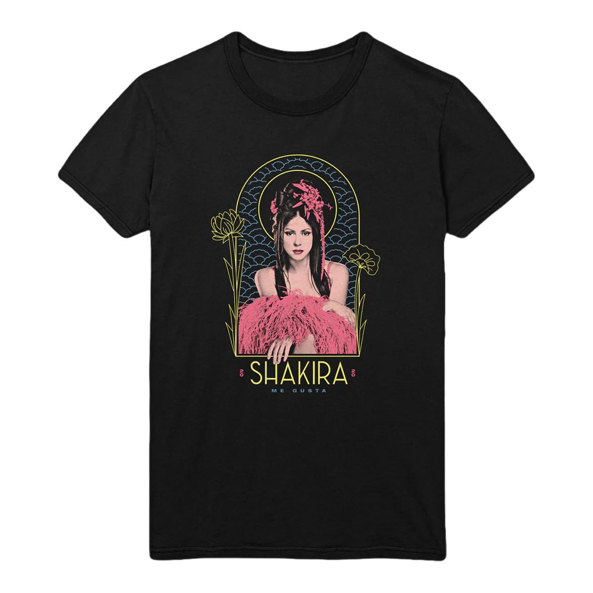 

Shakira Vintage Art Style Tshirt Unisex and Women Summer Cotton Clothing Casual Fashion Round Neck Short Sleeved Tee Streetwear S