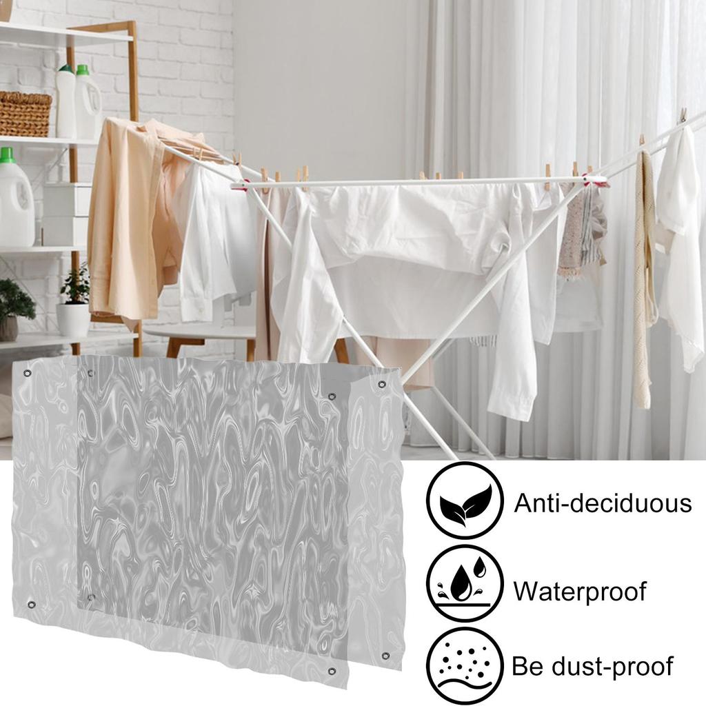 Rain Cover for Floor-standing Clothes Drying Rack Shield Garment From Sunlight Waterproof Supplies for Lingerie Sheet Coat Pants