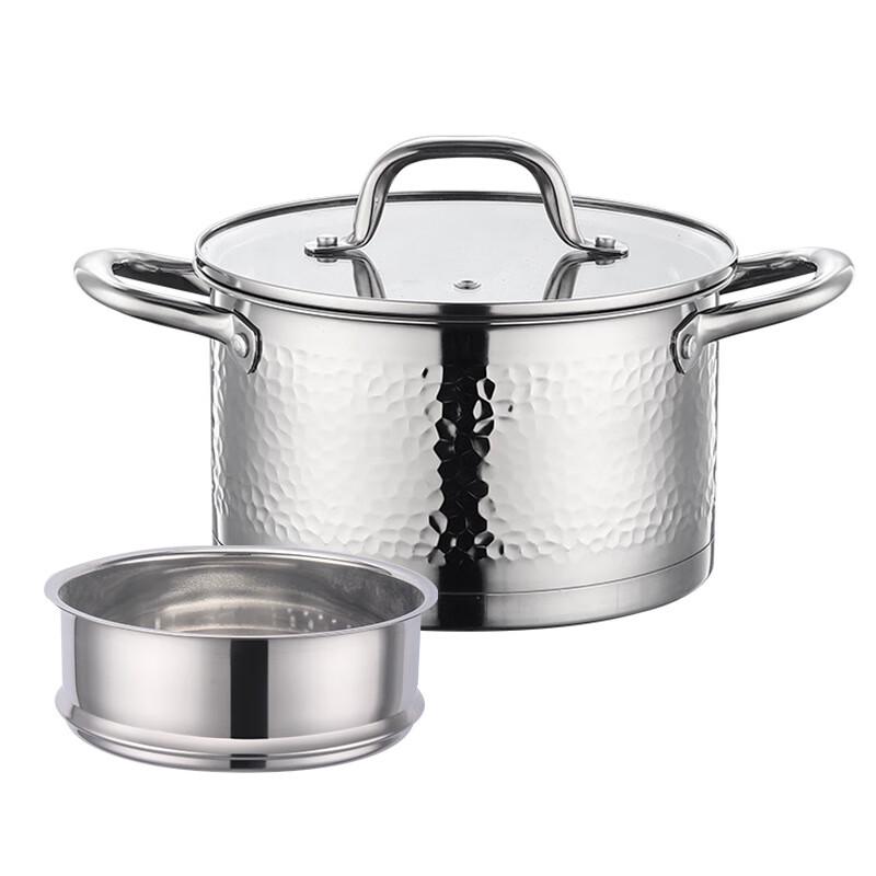 

ZISIZ Кованая нержавеющая сталь Индукционная кастрюля для супа