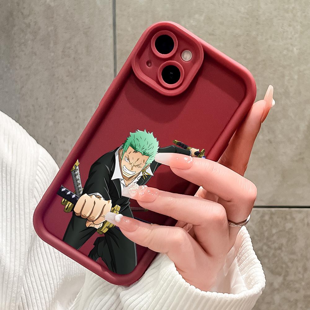 Soft Silicone Square Ladders Cartoon Pattern Full Cover Camera Protection Shockproof Case for iPhone Infinix Tecno Vivo