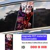 Dan Da Dan Anime Car Stickers Car B-pillar Vinyl Decals Waterproof Auto Center Pillar Sticker Cover Scratches Vehicle Decors