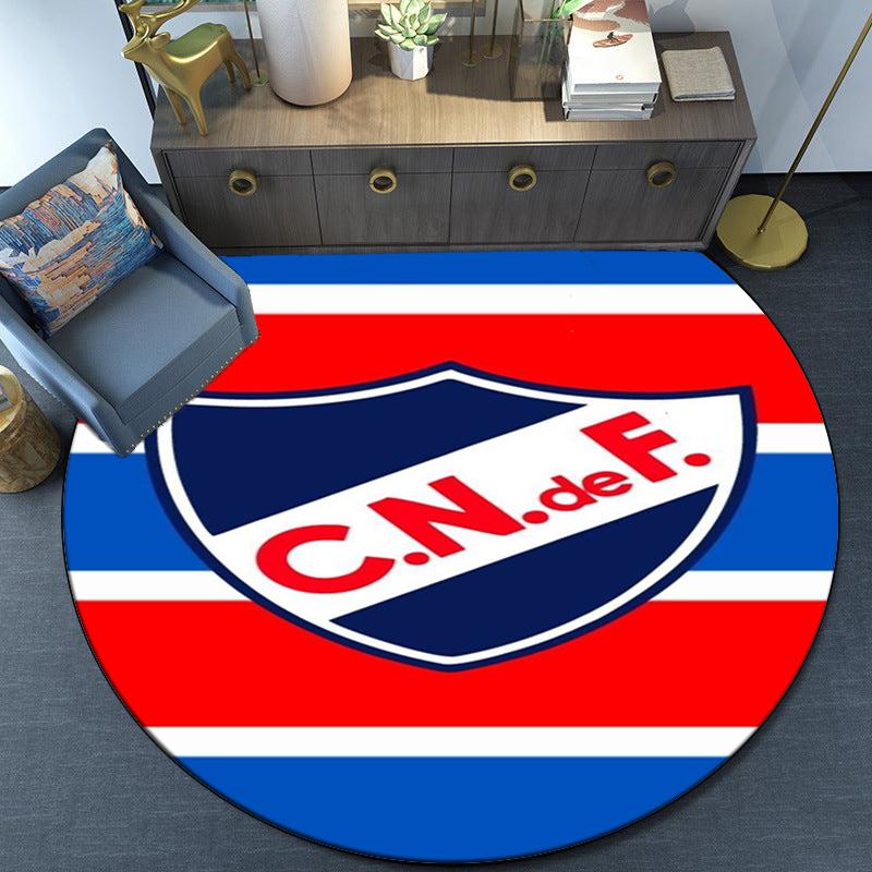 Montevideo Shield Emblem Round Rug for Livingroom,Bedroom, Palyroom, Chair Rug, Area rug, Circle Carpet, Large Size Fan Christmas gift