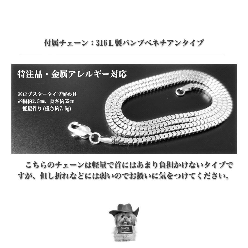 Necklace SPTBD3 Acala Amulet Pendant Super Hard Tungsten Rounded Corners Mirror Finish Leather Marking of Wishes Acala Silhouette Heart [LN-Spirit316]