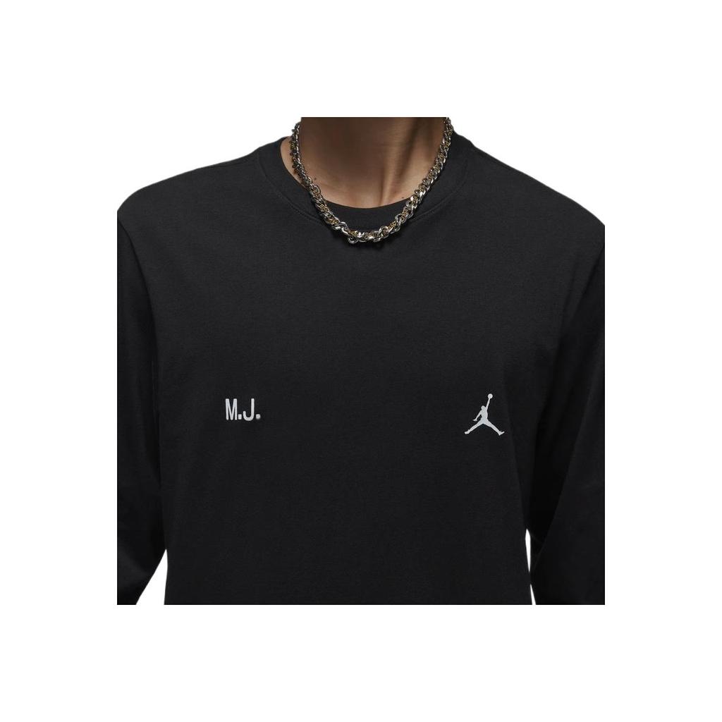 Jordan Comfortable Breathable Lightweight Soft Pullover Long Sleeve Sweatshirt Men sweatshirt Black FZ1935-010