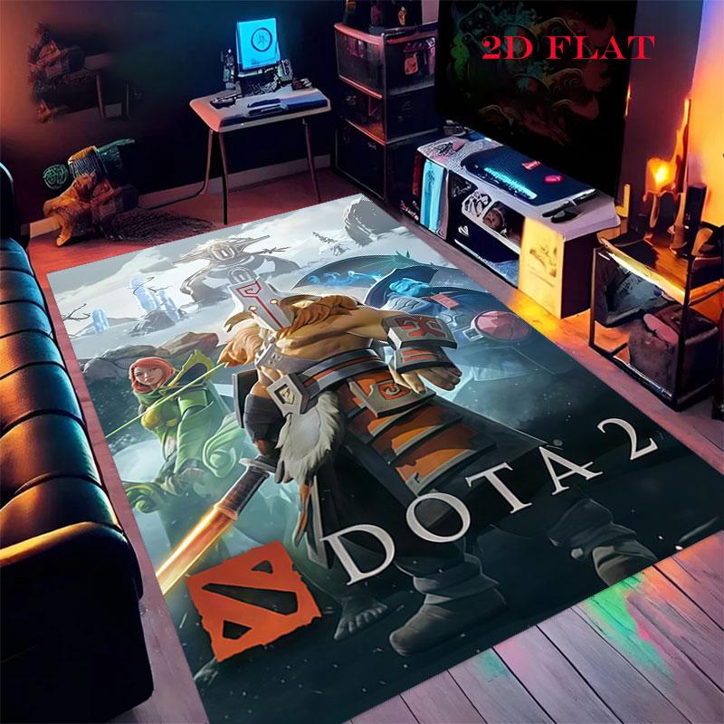 DOTA 2 Carpet Rug for Living Room Bedroom Home Sofa Decoration,Kids play Nonslip Floor Mat