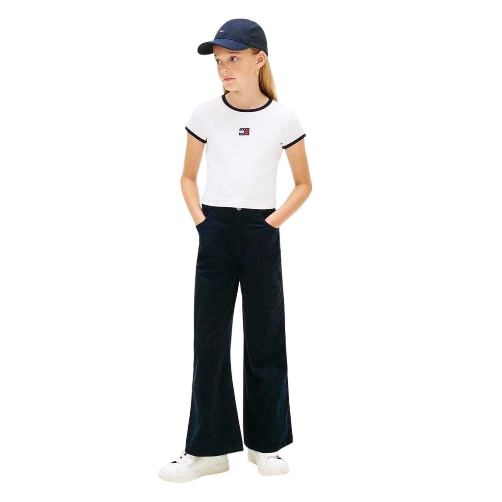 Tommy Hilfiger Childrens/Kids Heritage Ribbed Collar T-Shirt