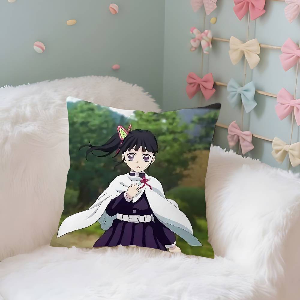 Anime TsuyuriKanaos Case Plush Fabric Soft Pillowcase Double Sided Print Cushion Cover Household Gifts