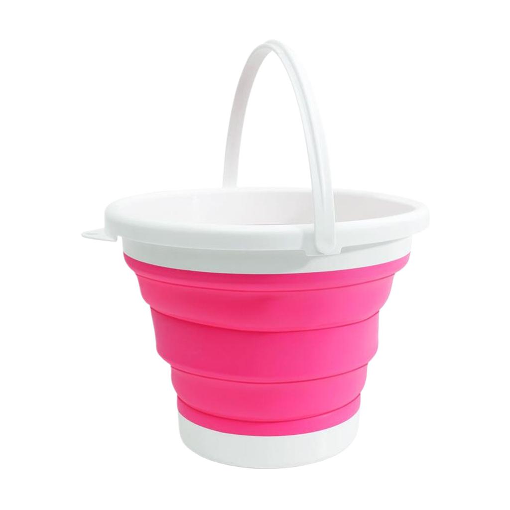 Folding Bucket Space-saving Solution For Outdoor Activities Childrens Outdoor Fishing Bucket