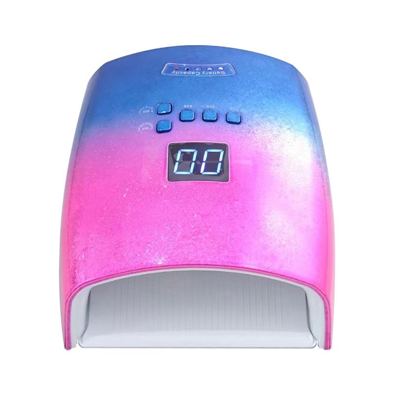 

S10 Ice Flower Gradient UV Nail Lamp with Wireless Charging for Gel Polish Therapy