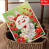 DIY Cute Little Rabbit Pearl Diamond Art Kits Without Frame 30x40cm Gem Art Diamond Painting Kits for Adults/Beginners Gift Idea Home Wall Decor