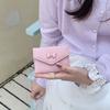 Korean Style Bow Short Wallet Tri-fold Portable Women's Wallets Coin Purse Gifts