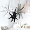 Nine Pointed Star Hanging Ornaments Hanging Paper Stars Paper Flower Crafts Party Decor