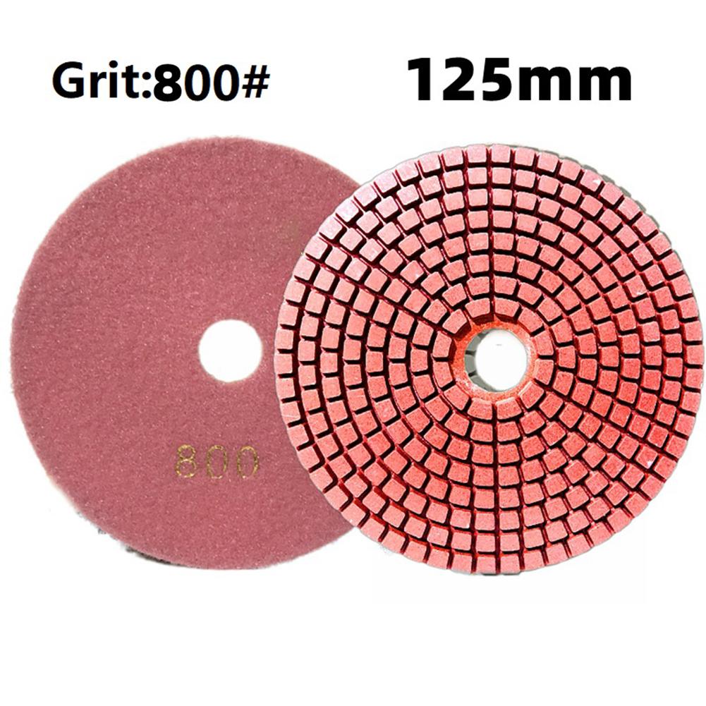 1pc 5 Inch 125mm Polishing Pads Wet/Dry Flexible Grinding Sanding Discs For Granite Stone Concrete Marble Polishing