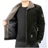 Autumn and Winter Corduroy Cotton-padded Men's Jacket Casual Thickened Pure Cotton Middle-aged Men's Jacket Velvet Cotton-padded Men's Jacket