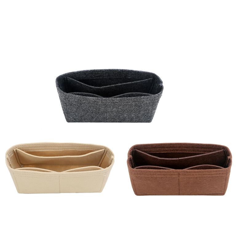 Trendy Felt Insert Bag Organizer Makeup Organizers Liner Perfect For Brand Women's Handbags Cosmetic Bags Bag Accesories