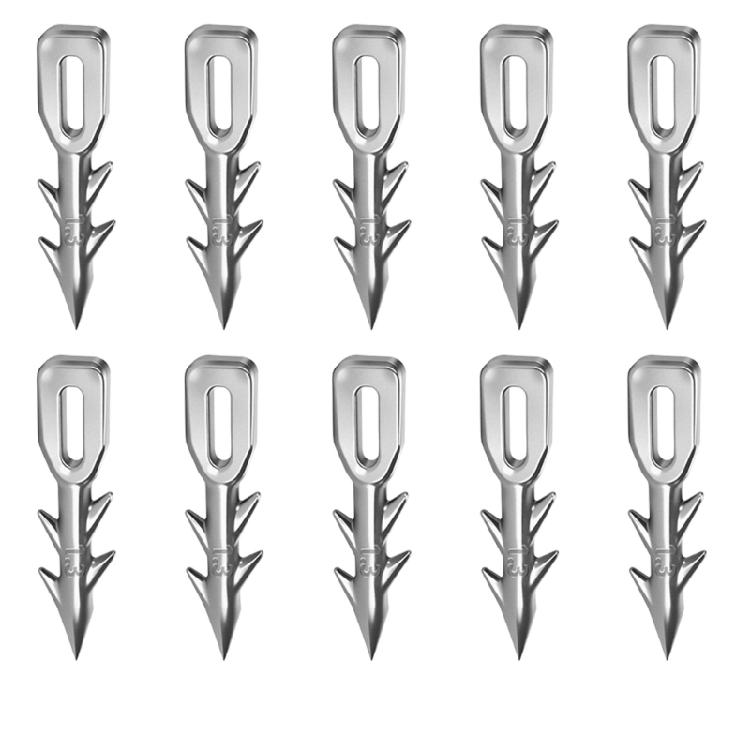 10Pcs Fishing Weight Ladder Fishing Sinkers Corrosions Resistant Suitable For Night Fishing & Different Water Conditions