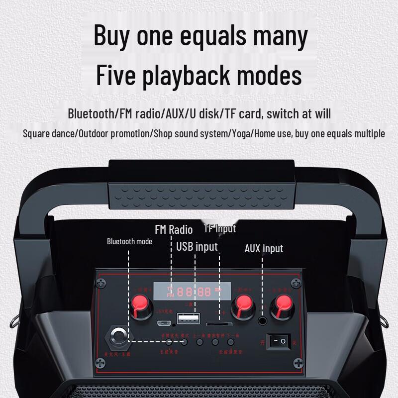 Newman K97 Portable Karaoke Radio Speaker