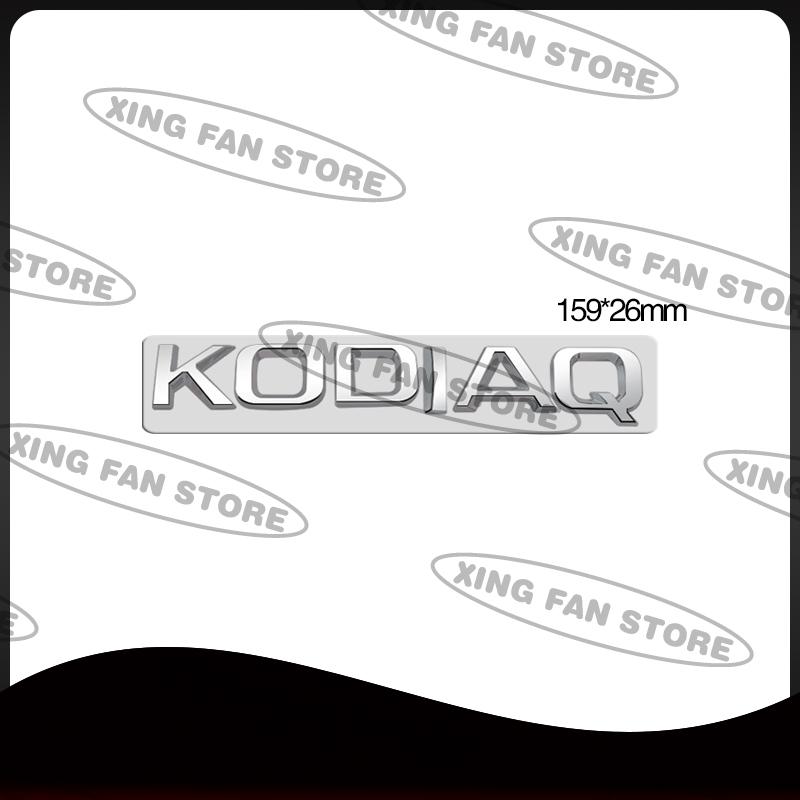 AFE2  Auto Styling For Skoda Octavia Superb Fabia Kodiaq Rapid 4x4 Car Rear Trunk Badge Decal Body Sticker Accessories