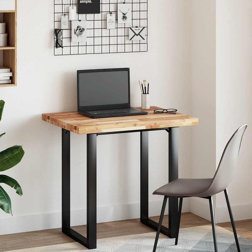 Vidaxl Tabletop, Rectangular, 80X60X4 Cm, Solid Acacia Wood