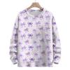 Women's Casual Long Sleeve Bow Woolen Sweatshirt Fall  Vacation Long Sleeve Pullover