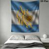 Argentina Wall Tapestry Aesthetic Wall Hanging Printed Fabric Blanket Decorative Tapestries for Bedroom Living Room Home Decor