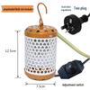 Parrot & Reptile Heat Lamp with Bite-Proof, Anti-Scald Mesh Cover