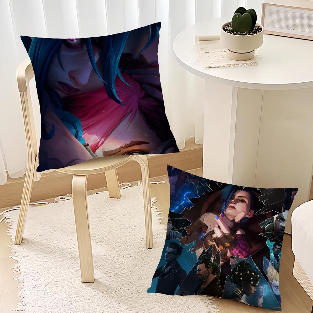 Hot Game A-Arcane S-Season-S 2 2024 Pillow Case Sofa Living Room Bedroom Headboard Backrest Cushion Square Cushion Nap Time