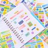 High Aesthetic Ins Style Self Adhesive Diy 12 Month Planner Stickers For Hand Account