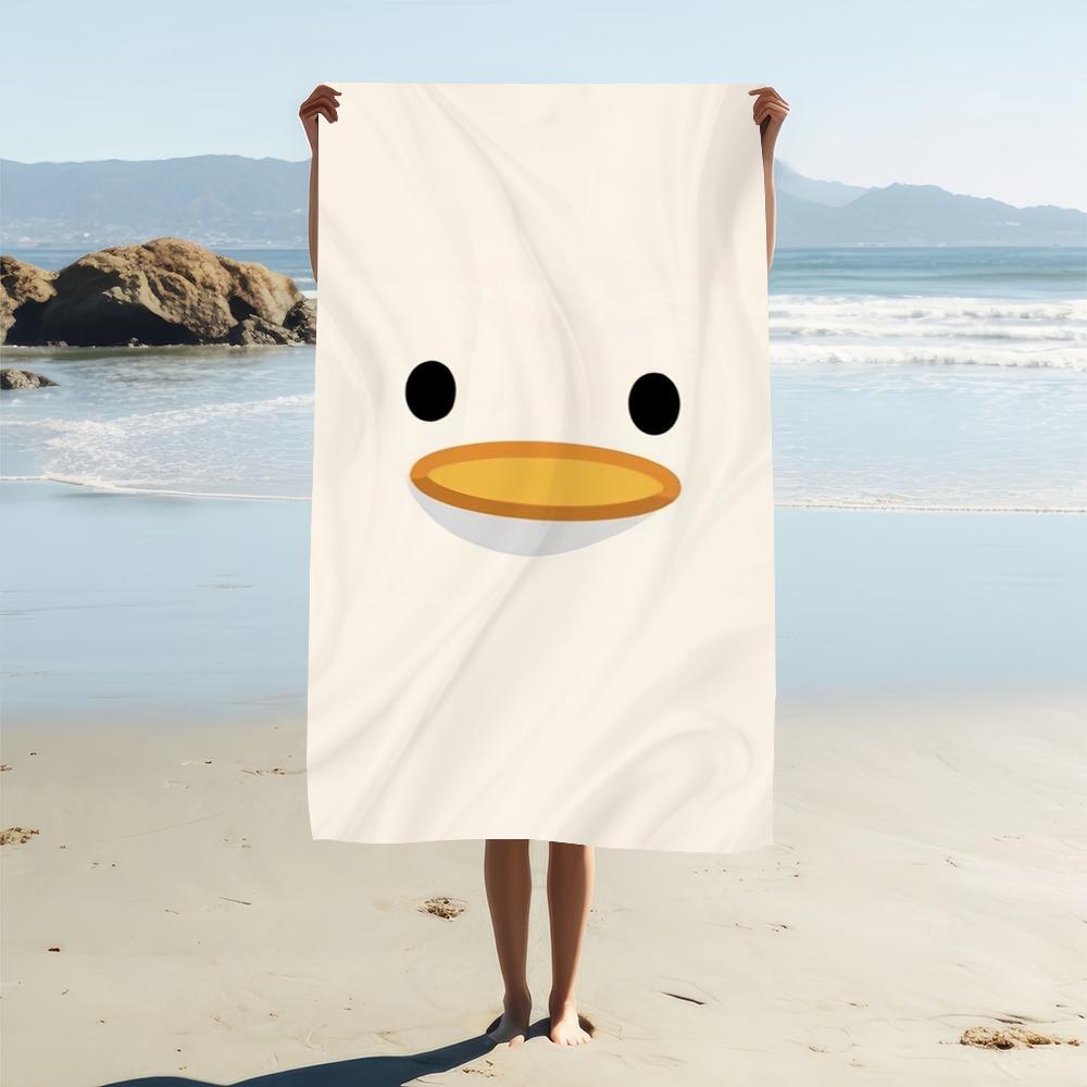 D-duck funny cartoon Towel Beach Quick Dry Soft Pool Towels Gift for Travel Gym Shower Camping sports