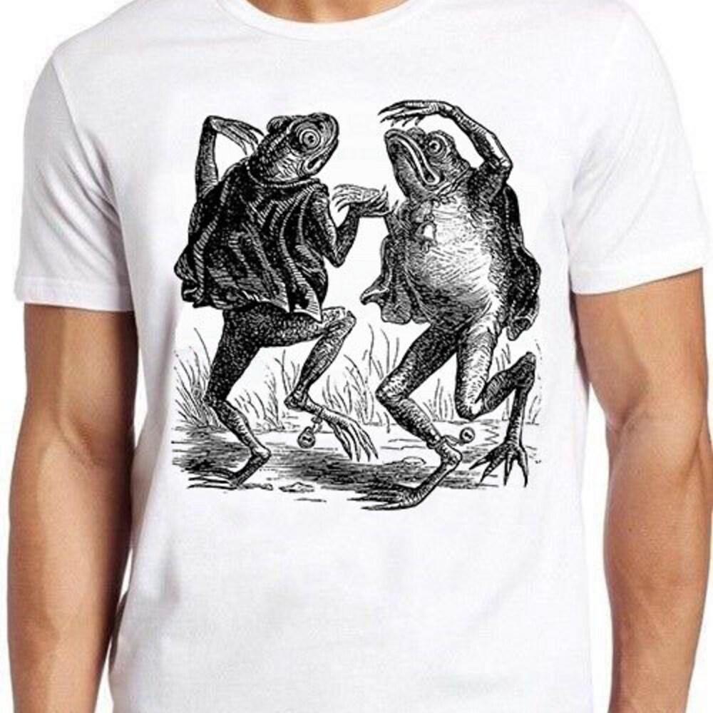 

Футболка из 100% хлопка 230GSM с изображением жабы, демонов, танцующей лягушки, художественной живописи, манги, музыки в стиле ретро, забавного художественного рисунка, геймера, аниме, культового мема, фильма, подарка, футболки XS белый