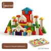 Colorful Solid Wood Chewable Building Blocks for Early Education