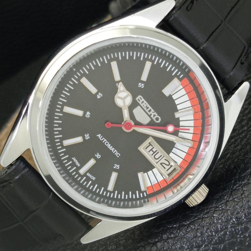 

ВОССТАНОВЛЕННЫЕ ВИНТАЖНЫЕ МУЖСКИЕ АВТОМАТИЧЕСКИЕ ЧАСЫ SEIKO 5 6309A ЯПОНИЯ ЧЕРНЫЕ a440742-4 Sk-a440742