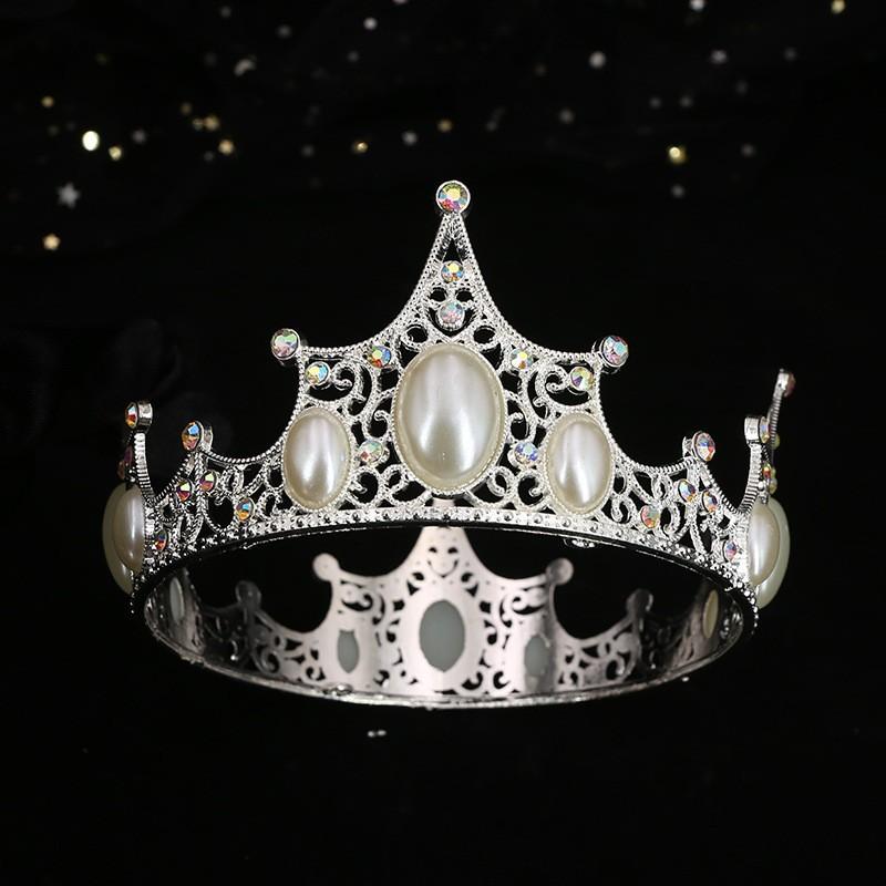 Blumen und Dekorationen Geburtstag Backen Krone Kinder runder Kreis Aufführung Fotostudio Krone Perlen Kopfschmuck