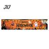 Classroom Party Supplies Large Happy Halloween Banner for Outside, 70 x 15 Inch Yard Sign Front Porch Decor Flag, Spooky Welcome Garden Fence