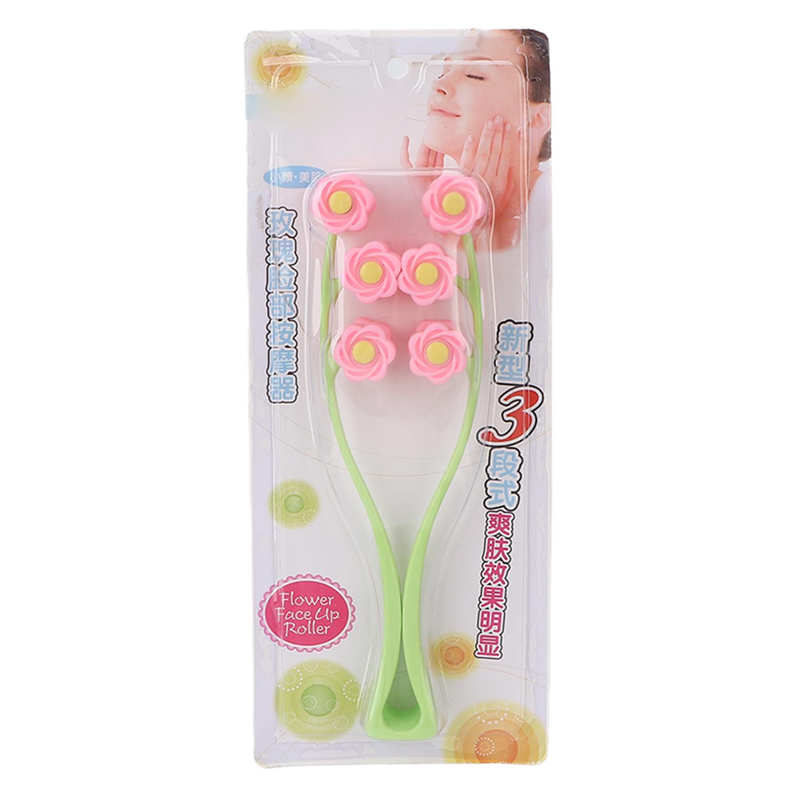 

Лицевой ролик Несколько роликов Вогнутые выпуклые частицы Удобная ручка Несколько роликов V-образной формы F Pink