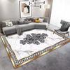 European and American Retro Foldable Living Room and Bedroom Carpet with Thickened Washed Back and Ethnic Style Carpet Beautiful