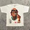 Rapper Frank Retro Grafica Maglietta Unisex Hip Hop Oceano Album Abbigliamento Magliette Y2k Unisex Biondo Moda Cotone Oversize Maglietta